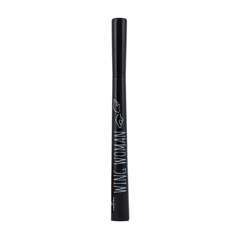 The Beauty Crop Wing Woman Liquid Eyeliner - Smudge-Proof, Long-Lasting, Cruelty-Free, Vegan, Berry Black