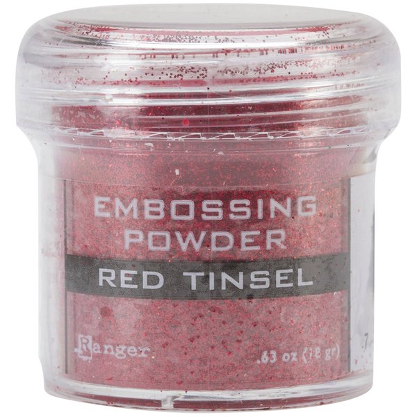 Ranger Embossing Powder, Red Tinsel