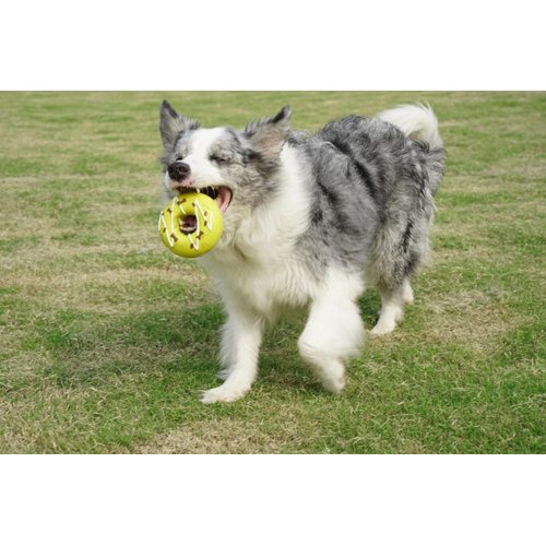 POMOSAVIDA+PTL0032+Donut+pet Toy chew Toy Squeaky Toy Dog Toy Interactive Dog Toy Emulsion Toy, Size:94 * 94 * 30mm, 60g, chew Toy Dog, chew Toys for Aggressive chewers, Best Puppy chew Toys