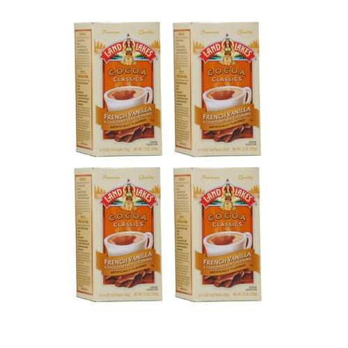 Land O' Lakes Premium Hot Cocoa, French Vanilla, 24- 1.25oz Packs