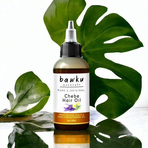 bawku naturals Chebe Hair Oil For Hair Growth Made with Authentic Chebe Powder from Chad With Castor Olive Lavender and Chamomile For dry damaged hair Itchy Scalp Hair Growth