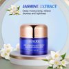 AUSLKA Daily Moisturizer Cream Lotion, With Jasminum Extract, Moisturizer For Normal To Dry Skin, Non-Greasy Face Skin Moisturizer 1.86 FL OZ