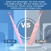 SHAOJIER Electric Toothbrush, with 8 Replacement Brush Heads and 1 Travel Box,Sonic Toothbrush for Adults and Kids,Portable Rechargeable Toothbrush for Travel (Pink)