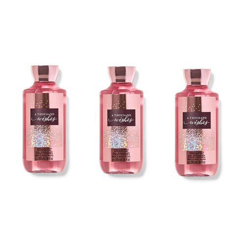 A Thousand Wishes by Bath and Body Works for Women - 10 oz Shower Gel - Pack of 3