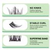 Lashsure Self Adhesive Eyelash Clusters Kit - Natural Black, Reusable False Eyelashes Kit for Women, Easy to Apply, Lightweight & Natural Looking (MF10-GN9)