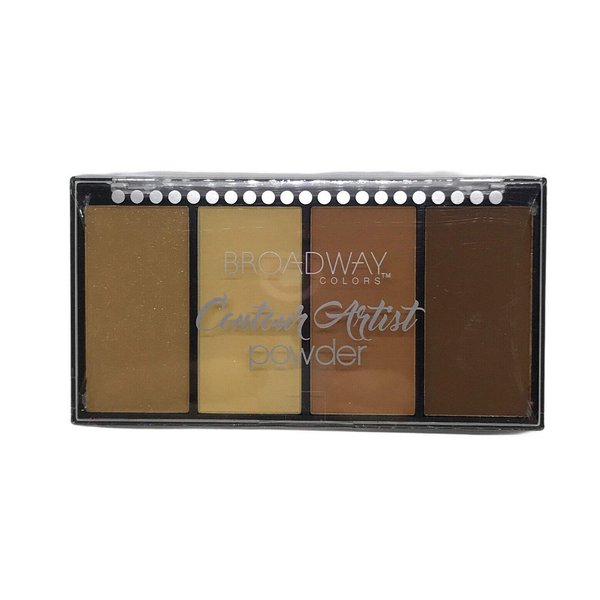 Broadway Colors Powder Contour Kit Medium Dark Face Powder #BPK02