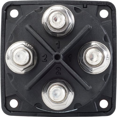 Blue Sea Systems 6010200 m-Series Battery Switch Dual Circuit, Black