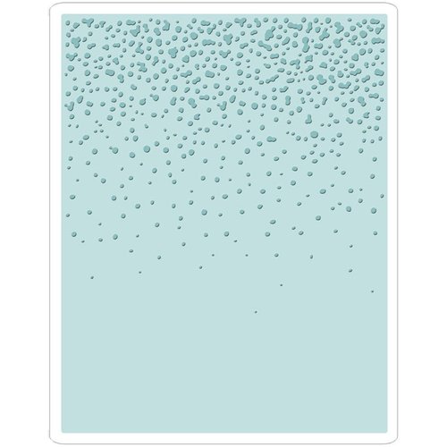 Sizzix, Multi Color, Embossing Folder , Snowfall Speckles by Tim Holtz, One Size