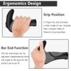 Yakamoz Ergonomics Comfort Design Bike Grips Bicycle Handlebar Grips with Anti-Slip Locking Ring for Cycling MTB Mountain Road Folding Bike 7/8" Dia. Handle Bar