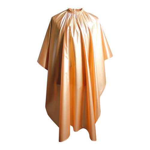 SMARTHAIR Professional Salon Cape Polyester Haircut Cape Shampoo & Chemical Resistant Barber Cape,54”x62”,Gold,C013001C-G