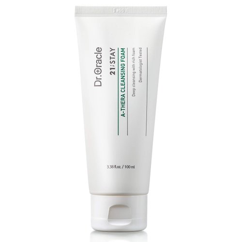 A-Thera Cleansing Foam Face Wash Facial Cleanser for Sensitive Skin - Korean Beauty, (3.38fl.oz) Dermatologist Tested, 21;STAY by DR.ORACLE