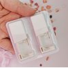 Silver Angel Nose Piercing Kit Gold Color 20G Nose Stud Disposable 16L Steel Needles Piercing Safety Self Body Piercing Kit Tool (2 Pack)