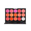 Pure Vie® Professional Matte 15 Colors Non-Sticky Lip Gloss Palette Lipgloss Makeup Kit Cosmetic Contouring Palette