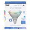 Feit Electric PAR38/RGBW/CA/AG 90 Watt Equiv, 2.4 GHz WiFi Only, No Hub Required, Color Changing and Tunable White, Dimmable, Alexa or Google Assistant PAR38 LED Smart Light Bulb RGBW