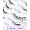 Natural Lashes Natural Eyelashes Short Eyelashes Natural Look False Eyelashes Wispy Eye Lashes 10mm Small Lashes Fake Lashes K50