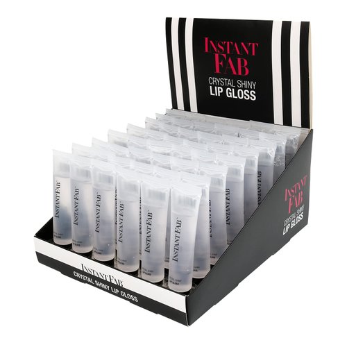 STUDIO LIMITED Instant Fab Crystal Shiny Clear Lip Gloss Value Pack 14ml/ 0.47oz (48 PACK (Whole Case))