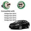 GKmow 2 PCS Car Turn Signal Adapter, Three-pin Plug Play Brake Light Connector Waterproof Socket, Replacement OEM 68186725AB Automotive Accessories, Compatible with 2013-2016 Dodge Dart (Gray)