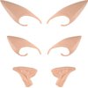 3 Pairs Latex Elf Ears Pixie Elf Ears Fairy Ears Soft Pointed Goblin Ears Cosplay Halloween Party Props Alien Elven Prosthetic Ears Dress Up Costume Accessories for Anime,Masquerade,Halloween