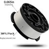 Generep Weed Eater String Trimmer Line for Black and Decker Trimmer/Edger, AF-100, 6 Spools & 1 Cap