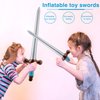 Fahacop 20 Pack 24 Inch Inflatable Pirate Swords Blow Up Sword Inflatable Weapon Toys for Halloween Pirate Theme Party Costume Accessories