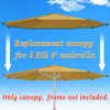 Strong Camel Replacement Patio Umbrella Canopy Cover for 9ft 8 Ribs Umbrella (TAN)