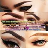 Apooliy Liquid Eyebrow Pen, Waterproof Microblading Eyebrow Pencil with a Micro-Fork Tip Applicator, Creates Natural Looking Brows Effortlessly