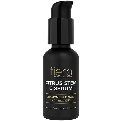 Fièra Vitamin C Serum with Hyaluronic Acid and Citrus Stem Cells - Advanced Anti-Aging Serum for Brightening, Firming, and Hydrating Face & Eye Area - For Mature Skin - 1 FL. OZ. / 30 ML