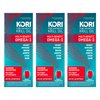 Kori Krill Oil Omega-3 600mg, 180 Softgels | Multi-Benefit Omega-3 Supplement | Superior Omega-3 Absorption vs Fish Oil and No Fishy Burps (Pack of 3)