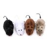 Jinshining Random Color Furry Mice Cat Toy Wind Up Toys Realistic Mouse Toys Funny Moving Toys, Cat Mice and Animals Toys Interactive Play Mouse Toy for Cat Kitten，Cat Mice and Animals Toys