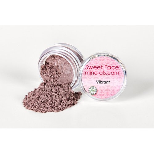 VIBRANT EYE SHADOW Brow Mineral Makeup Bare Skin Plum Brown Liner Powder Sheer