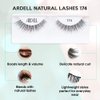 Ardell False Eyelashes, Natural Lashes, Reusable, Long-lasting Strip Lash 174, 4 Pack