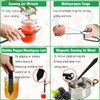 Canning Kit, Canning Supplies Starter Kit, Food Grade Stainless Steel Canning Set for Beginner,Canning Essential Tools for Water Bath & Pressure Canner, Canning Accessories Equipment for Pot, Black