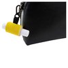 4 Yellow Clip-On Neoprene Sleeve Lip Balm Holster Lipstick Holder Mini Lighter Case Key Chains