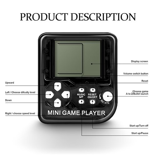 Sinikoro 24pcs Video Game Party Favors for Kids Video Game Keychain Video Game Birthday Party Supplies