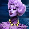 Go Ho Pastel Purple Face Paint Stick,Water Based Cream Light Purple Body Paint Washable,Highly Pigmented,Smooth and Safe for Skin,Halloween Cosplay SFX Ursula Makeup