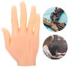 Practice Hand Fake Skin Silicone Soft Practice Fake Hand for Beginners Mannequin Hand for and Beginners (Right Hand)
