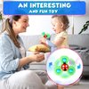 3Pcs Suction Cup Decisive Spinner Toys for Baby - Suction Table Fidget Spinner for Baby Bath Spinning Toy High Chair Toys with Suction Cups - Baby Suction Cup Toys for Babies Toddler Fidget Toys