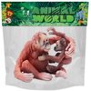 Gemini&Genius 2Pcs Orangutan Toys for Kids, Animal Toys Gorilla Family Toy Figurines, Jungle Animal Action Figures with Moveable Hand, Room Decorations, Cup Cake Toppers for Kids Gifts