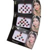 12 Gold,Silver, Multi Color Bollywood Head Bindi Tattoo Body Glitter