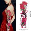 Aresvns Beautiful Spring Temporary Tattoo for Women and Girls (L19“xW7”),Full Arm Fake Tattoos Flowers,Waterproof temporary tattoo sleeves Christmas Gift