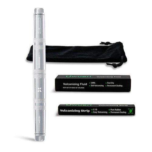 Uwueri Compact Tire Repair Kit for Motorcycle (Silver)