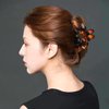 4 PCS Big Flower Hair Claw Clips for Thin Hair, Strong Hold Hair Claws Non-slip Hair Catch Jaw Clamp, Elegant Hair Accessories, present for Women Girls