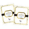 BARKER CREEK Designer Computer Paper 100 Sheet Set, Gold, Decorative Paper, Stationery, 8.5" x 11", 100 sheets, Home, School, and Office Supplies (3624)