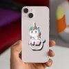 SOKPEWWM 3pcs Cell Phone Ring Holder,Universal 360°Adjustable Lovely Rainbow Running Unicorn Phone Case Finger Grip Stand Holder Compatible with iPhone 15/14&Galaxy S24/S23 (3pcs Unicorn)