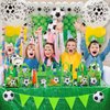 Winrayk 12 Set Soccer Party Favors Sports Birthday Supplies Kids, Non Woven Gift Bags Slap Bracelet Keychain Tattoo Sticker Boys Gift Toy Soccer Pinata Filler Goodie Bag Stuffers Soccer Party Supplies