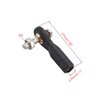 HiPicco 10 Pcs M3 3.0xL27mm Lever Steering Linkage Tie Rod End Ball Head End with Screws and Nut for RC Helicopter