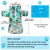 3 Pieces Pet Dog Hawaiian Costume, Includes Cool T-Shirts Summer Clothes, Funny Cute Retro Fashion Sunglasses and a Colorful Wreath for Small to Medium Dog (Green Series)