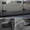 ETL INDUSTRIES Door Hinge Cover & Engine Hood Hinge Cover Trim Exterior Accessories for 2018-2023 Jeep Wrangler JL JLU Sport Sahara Freedom Rubicon Unlimited Gladiator JT 2 Door 4 Door, 10Pcs