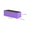 HeeYaa 10 Pcs Nail Buffer Sanding Block Polisher Buffing File 100/180 Grit 3 Sides Nail Files Art Pedicure Manicure File(Black Purple)