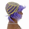 Aimole Short Straight Layered Synthetic Wigs Women Hair Daily Cosplay Party Costume Wig Heat Resistant Fiber (Light Purple)